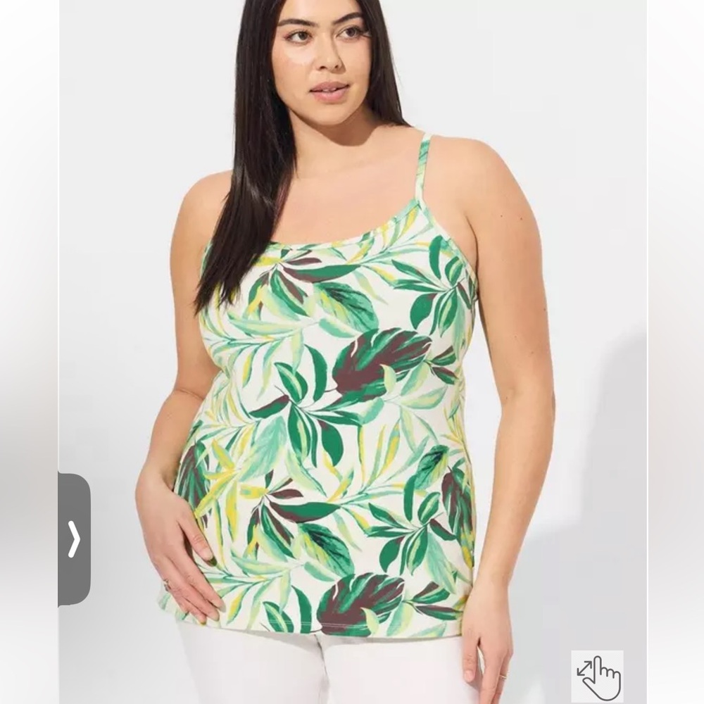 Torrid tropical foxi cami tank top 2X